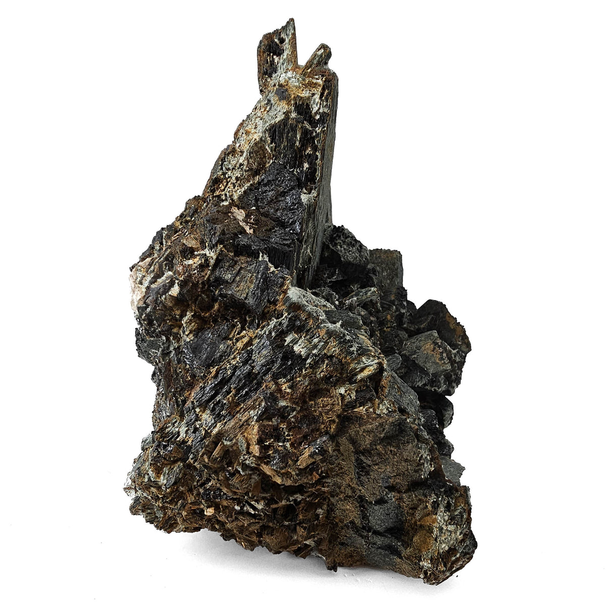 Black Amphibole - Mineral from Morocco, view 5 of 10