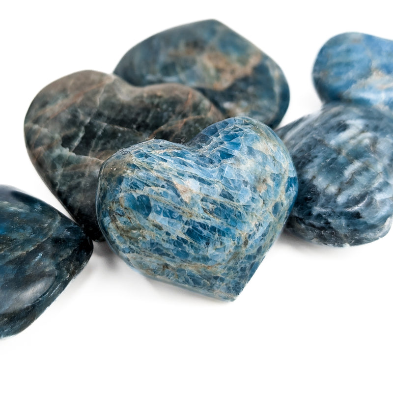 Blue Apatite - Heart