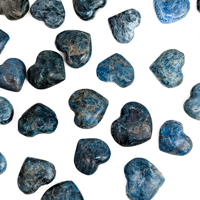 Blue Apatite - Heart