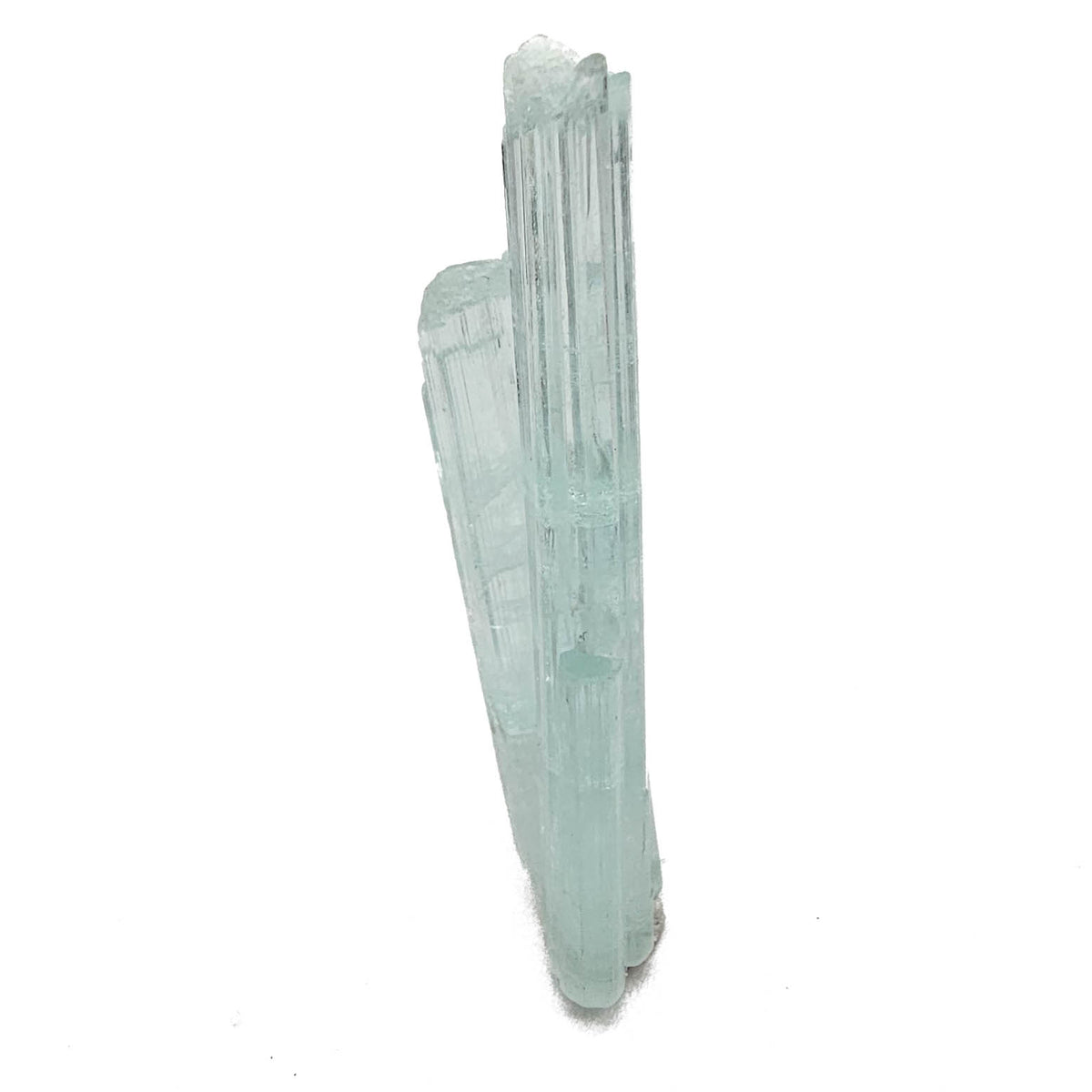 Aquamarine specimen, a variety of beryl, from Shigar Valley, Skardu District, Gilgit-Baltistan, Pakistan.