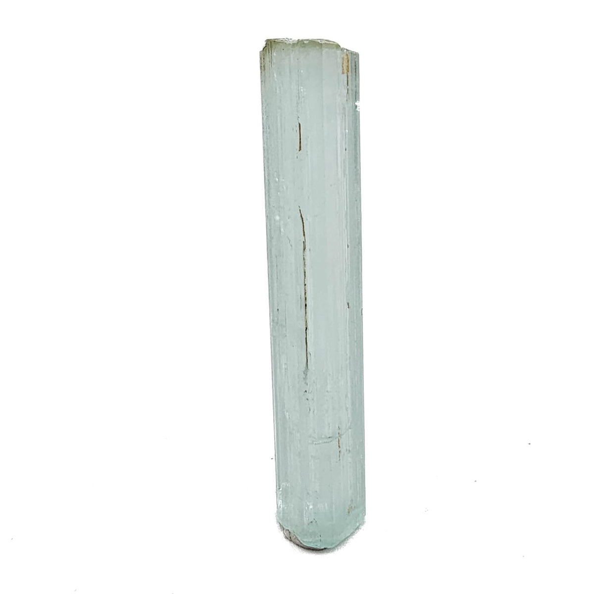 Aquamarine specimen, a variety of beryl, from Shigar Valley, Skardu District, Gilgit-Baltistan, Pakistan.