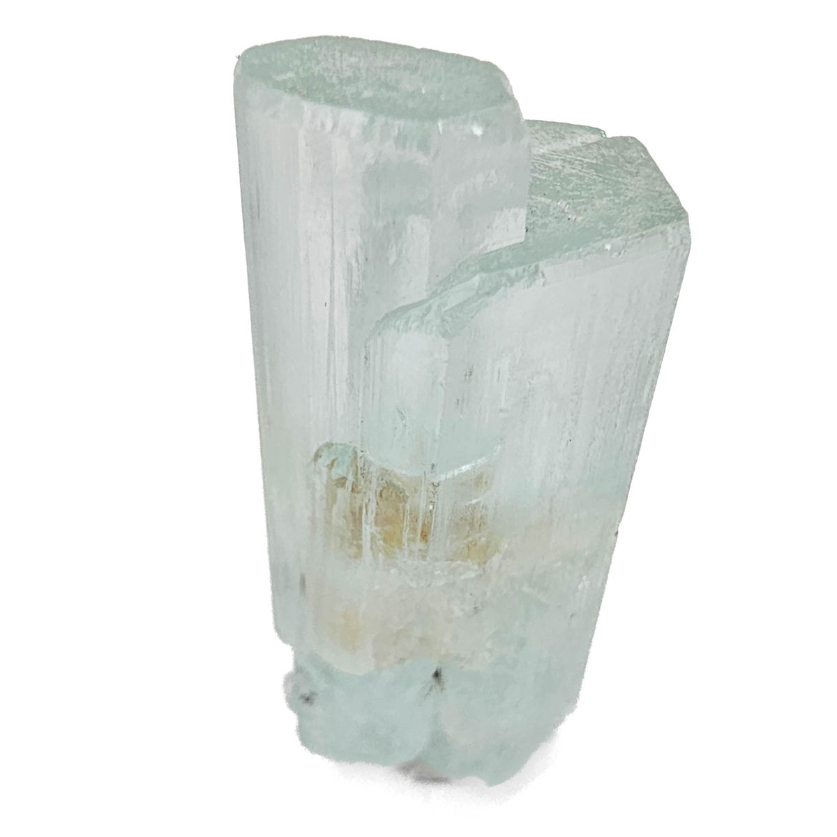 Aquamarine specimen, a variety of beryl, from Shigar Valley, Skardu District, Gilgit-Baltistan, Pakistan.