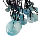 Aquamarine Bi-Disc - Pendant