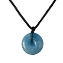 Aquamarine Bi-Disc - Pendant