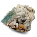 Aquamarine (Beryl) with Muscovite on Feldspar - Specimen