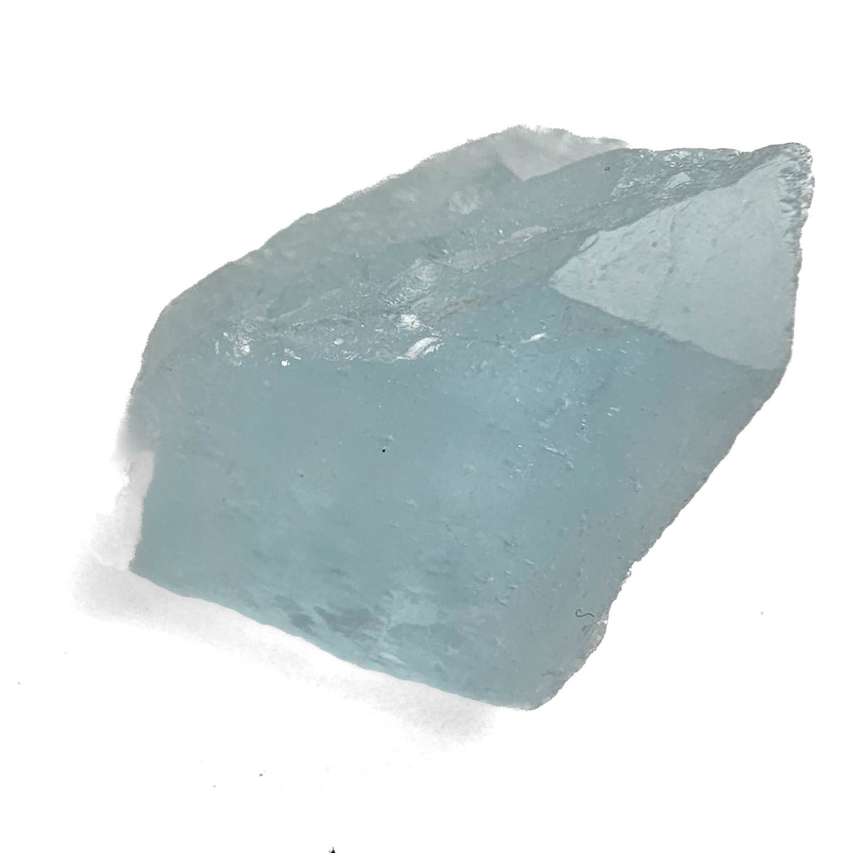 Aquamarine specimen, a variety of beryl, from Shigar Valley, Skardu District, Gilgit-Baltistan, Pakistan.