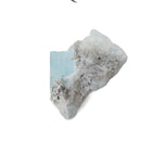 Aquamarine (Beryl) with Muscovite on Feldspar - Specimen