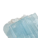 Aquamarine (Beryl) with Muscovite on Feldspar - Specimen