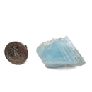 Aquamarine (Beryl) with Muscovite on Feldspar - Specimen