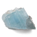 Aquamarine (Beryl) with Muscovite on Feldspar - Specimen