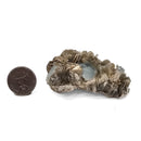 Aquamarine on Muscovite - Mineral