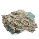 Aquamarine (Beryl) with Feldspar and Muscovite - Specimen