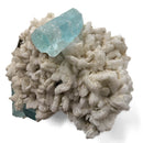 Aquamarine (Beryl) with Feldspar and Muscovite - Specimen