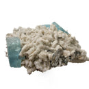 Aquamarine (Beryl) with Feldspar and Muscovite - Specimen