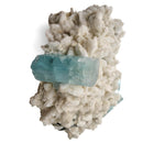Aquamarine (Beryl) with Feldspar and Muscovite - Specimen
