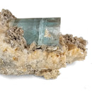 Aquamarine (Beryl) with Feldspar and Muscovite - Specimen