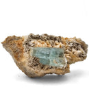 Aquamarine (Beryl) with Feldspar and Muscovite - Specimen