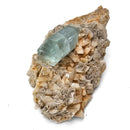 Aquamarine (Beryl) with Feldspar and Muscovite - Specimen