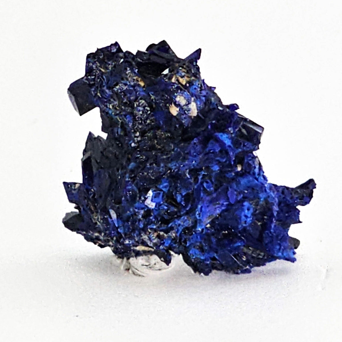 Azurite specimen, a copper carbonate.