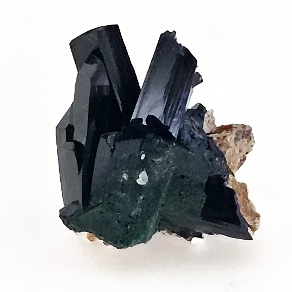 Azurite specimen, a copper carbonate.