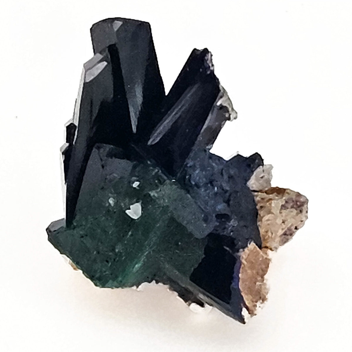 Azurite specimen, a copper carbonate.