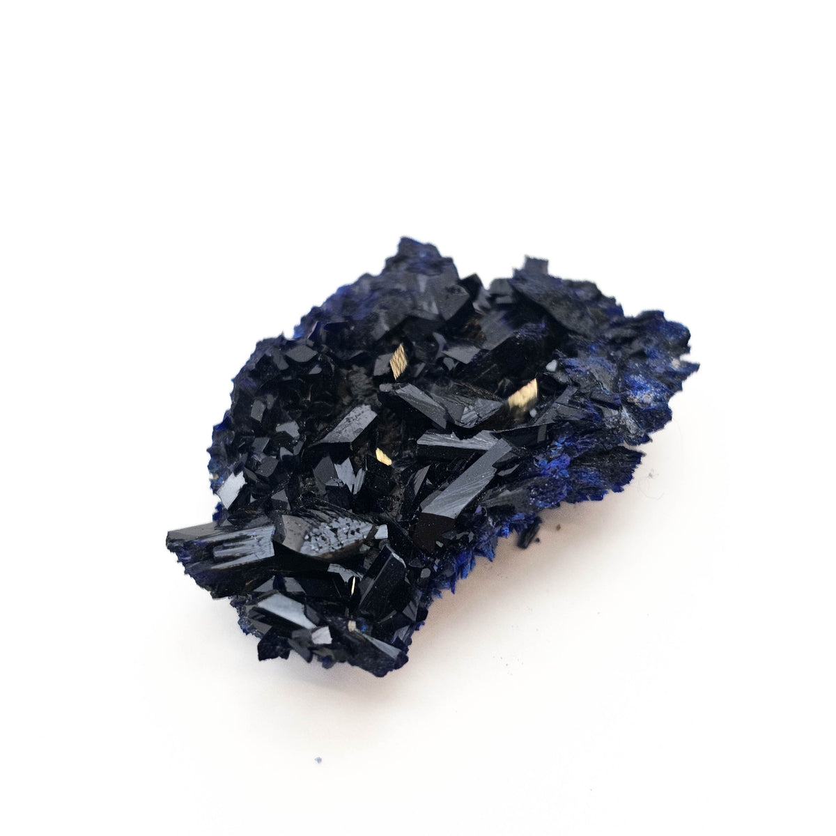 Azurite specimen, a copper carbonate.