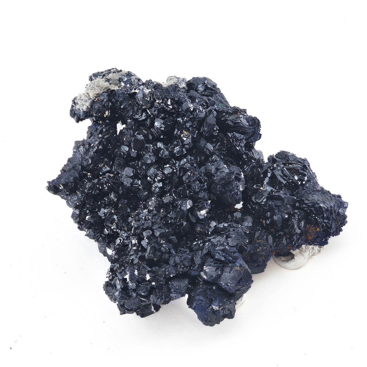 Azurite specimen, a copper carbonate.