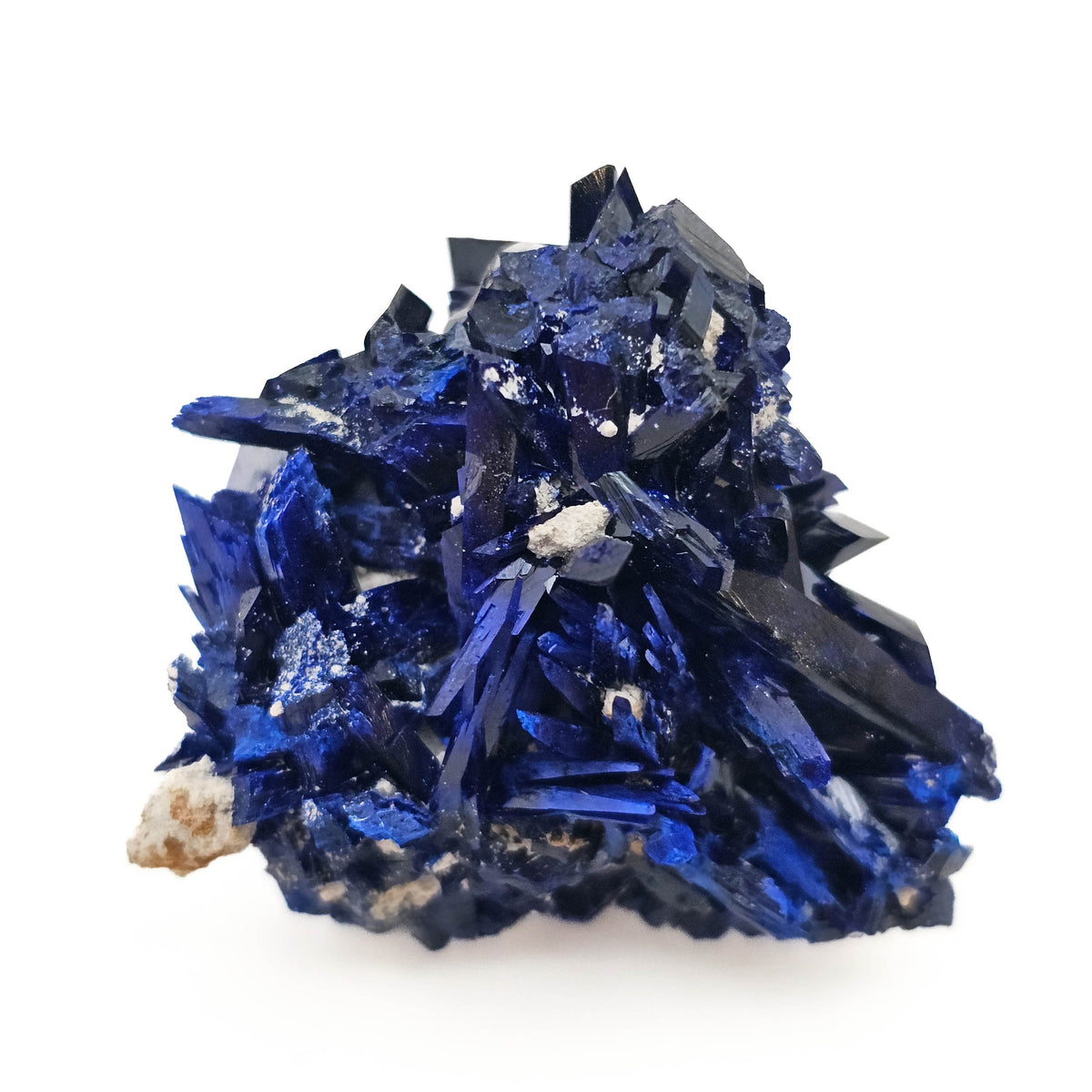 Azurite specimen, a copper carbonate.