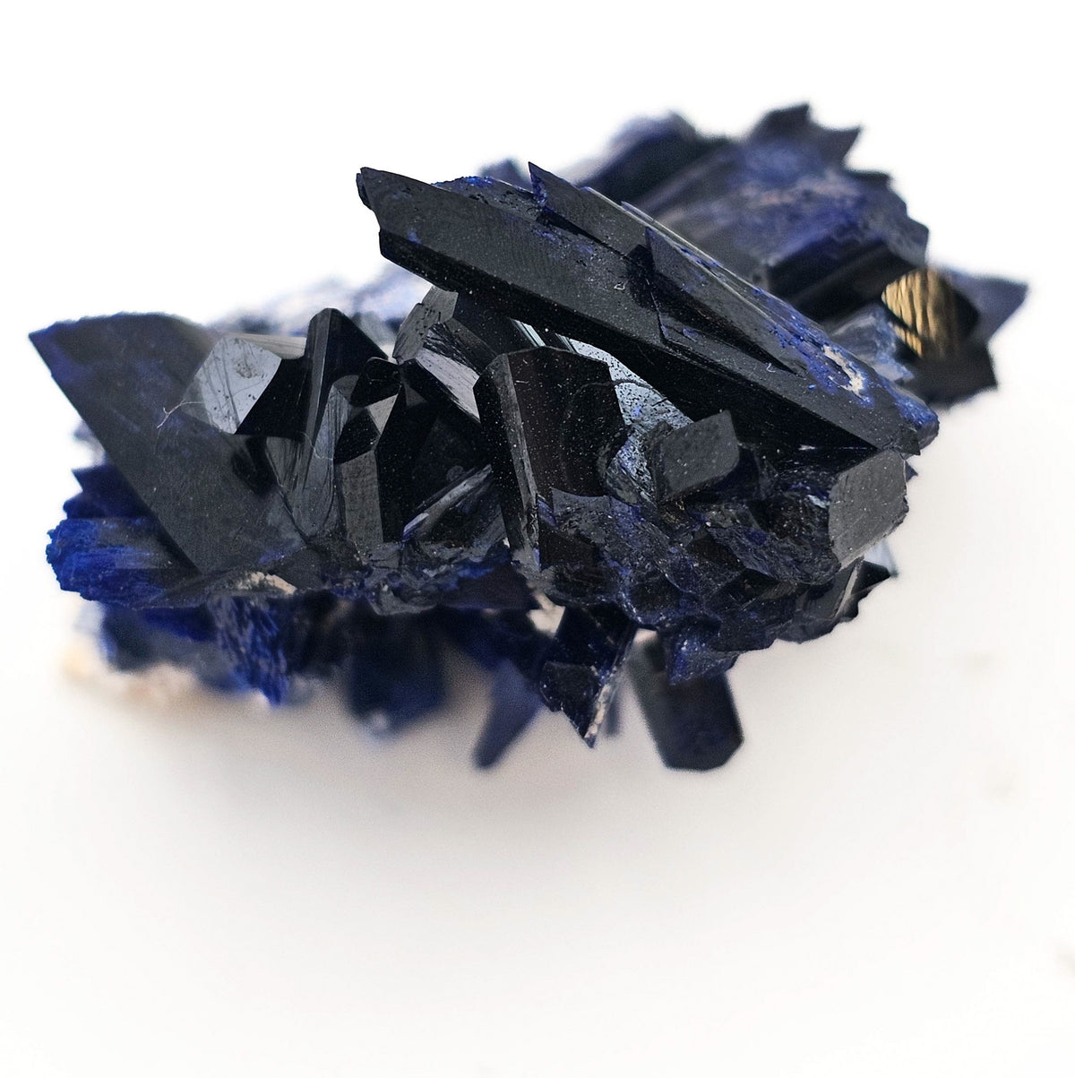 Azurite specimen, a copper carbonate.