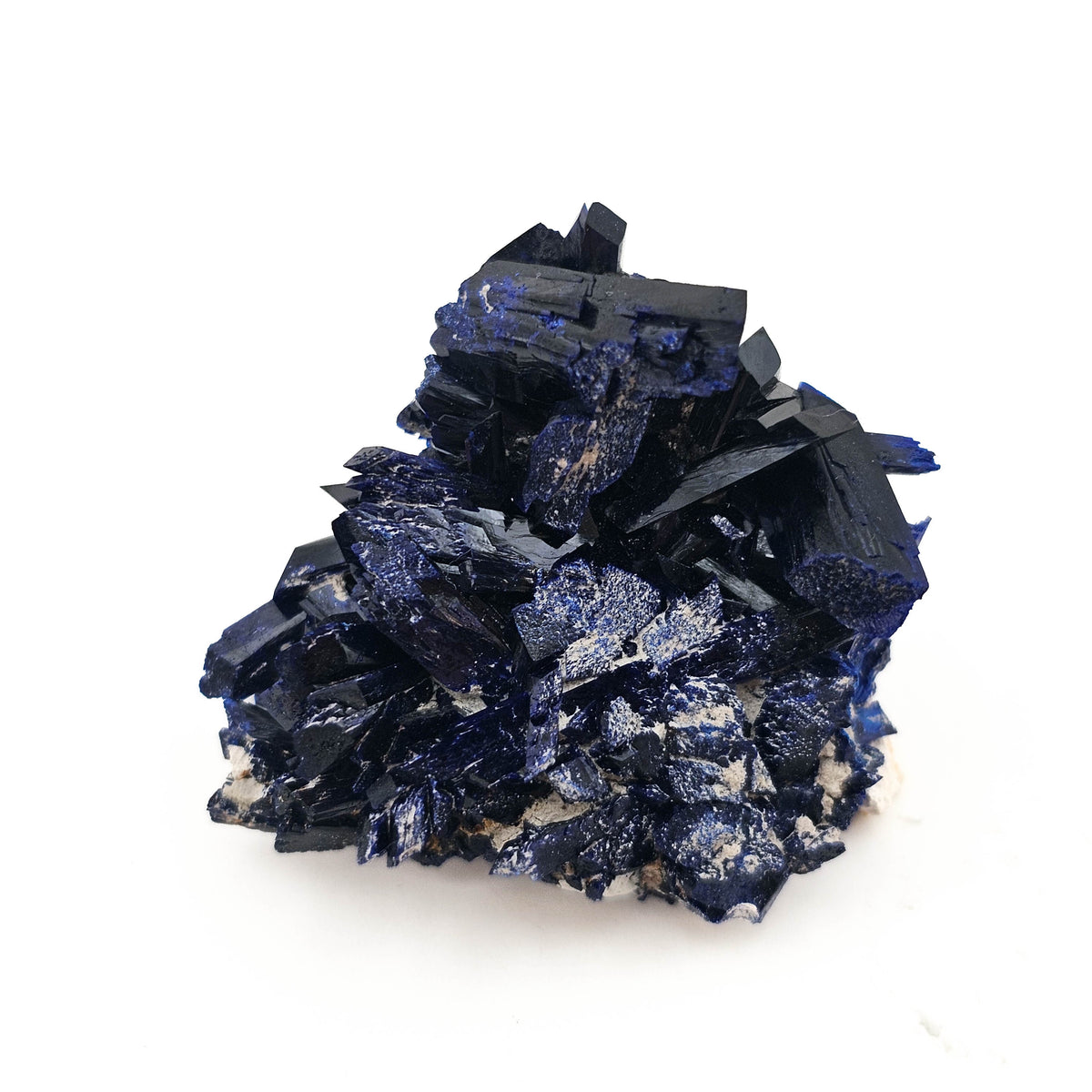 Azurite specimen, a copper carbonate.