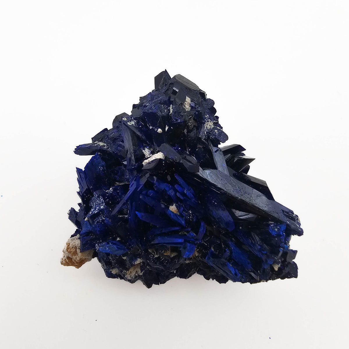Azurite specimen, a copper carbonate.