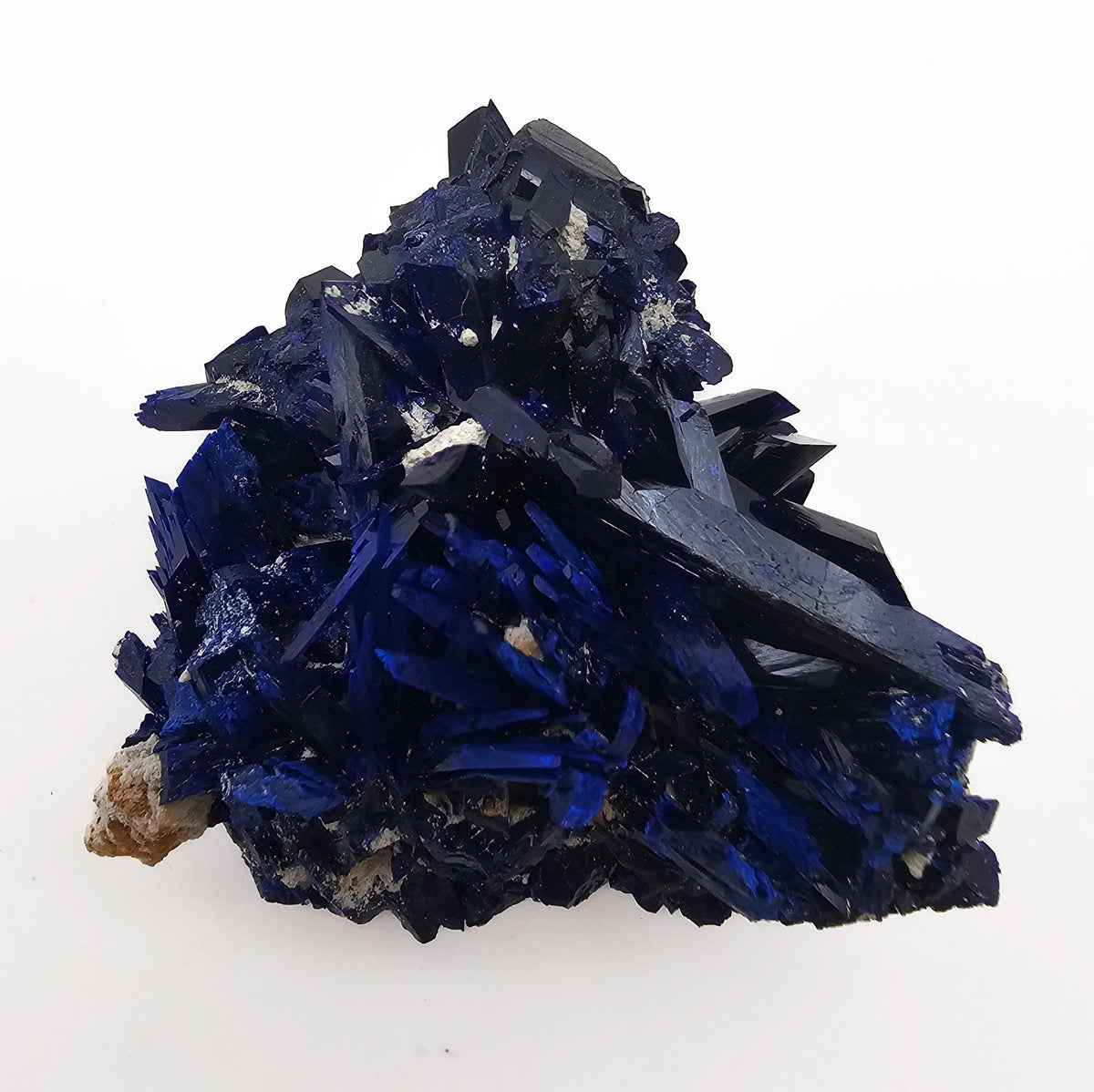 Azurite specimen, a copper carbonate.