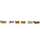 BC Agate - Stud Earrings - Broken Ox Creations - BC, Canada - India