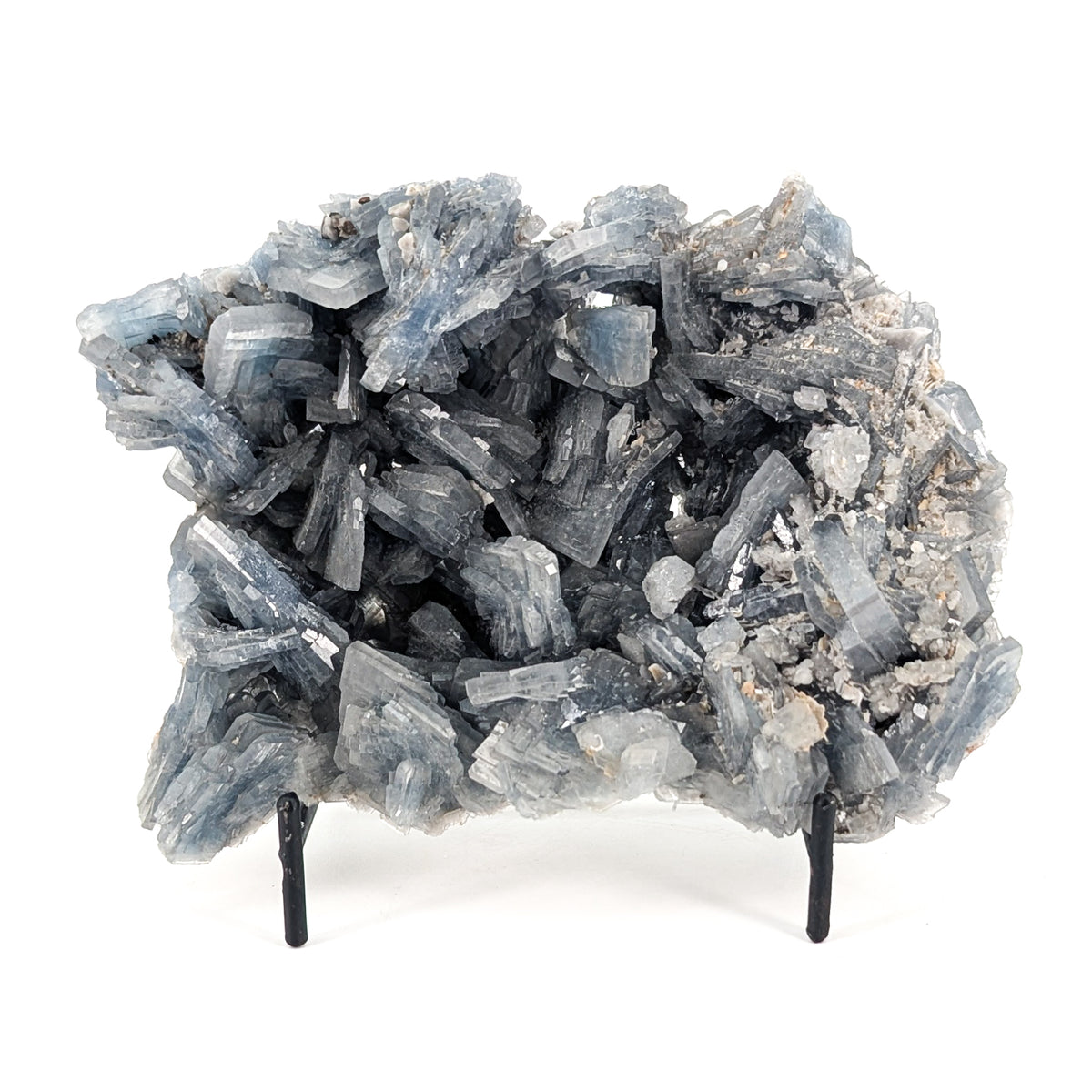 Cavnic Blue Barite specimen, barium sulfate, from Cavnic Mine, Cavnic, Maramureș County, Romania.