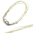 Beige Cord - Necklace