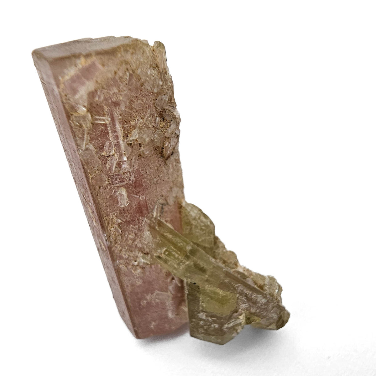 Bicolour Tourmaline specimen, a tourmaline group mineral, from Paprok, Kamdesh District, Nuristan Province, Afghanistan.