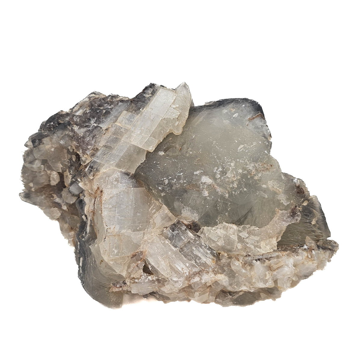 Black Dogtooth Calcite - Specimen