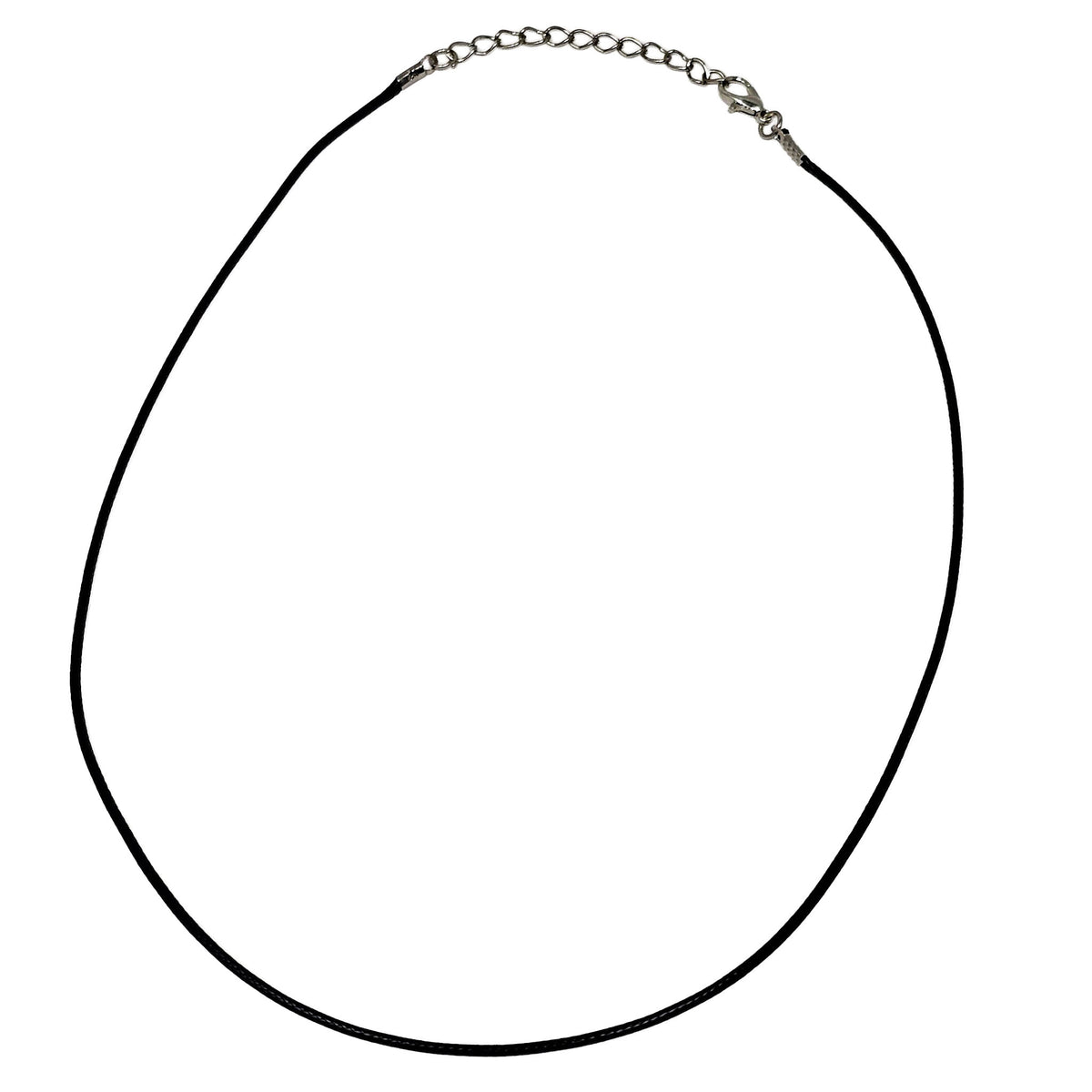 Black cord necklace – single cord