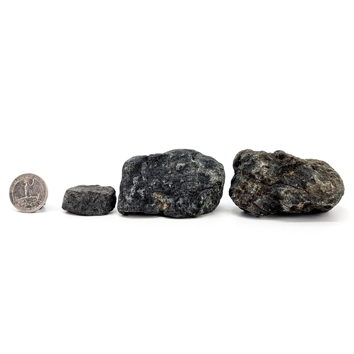 Black tourmaline (schorl) rough from Madagascar, Mohs 7 to 7.5 tourmaline rough