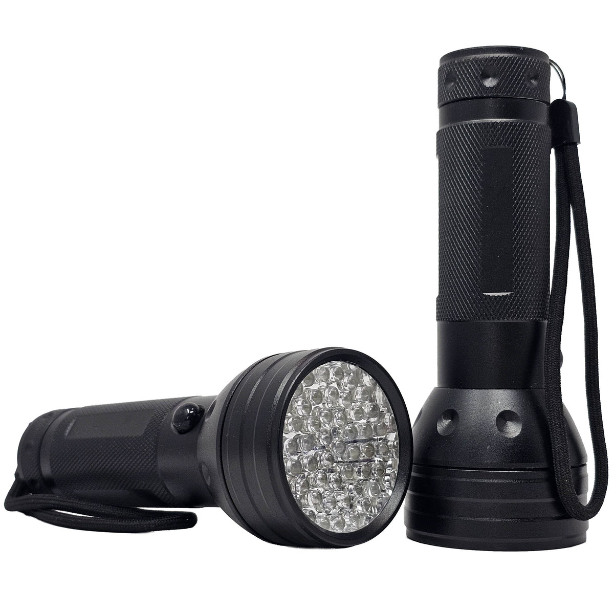 Blacklight handheld medium, made of metal.