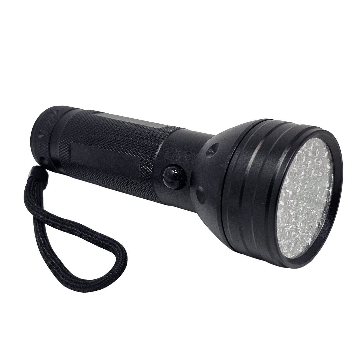 Blacklight handheld medium, made of metal.