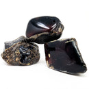 Blue Amber - Polished Face - Fossil