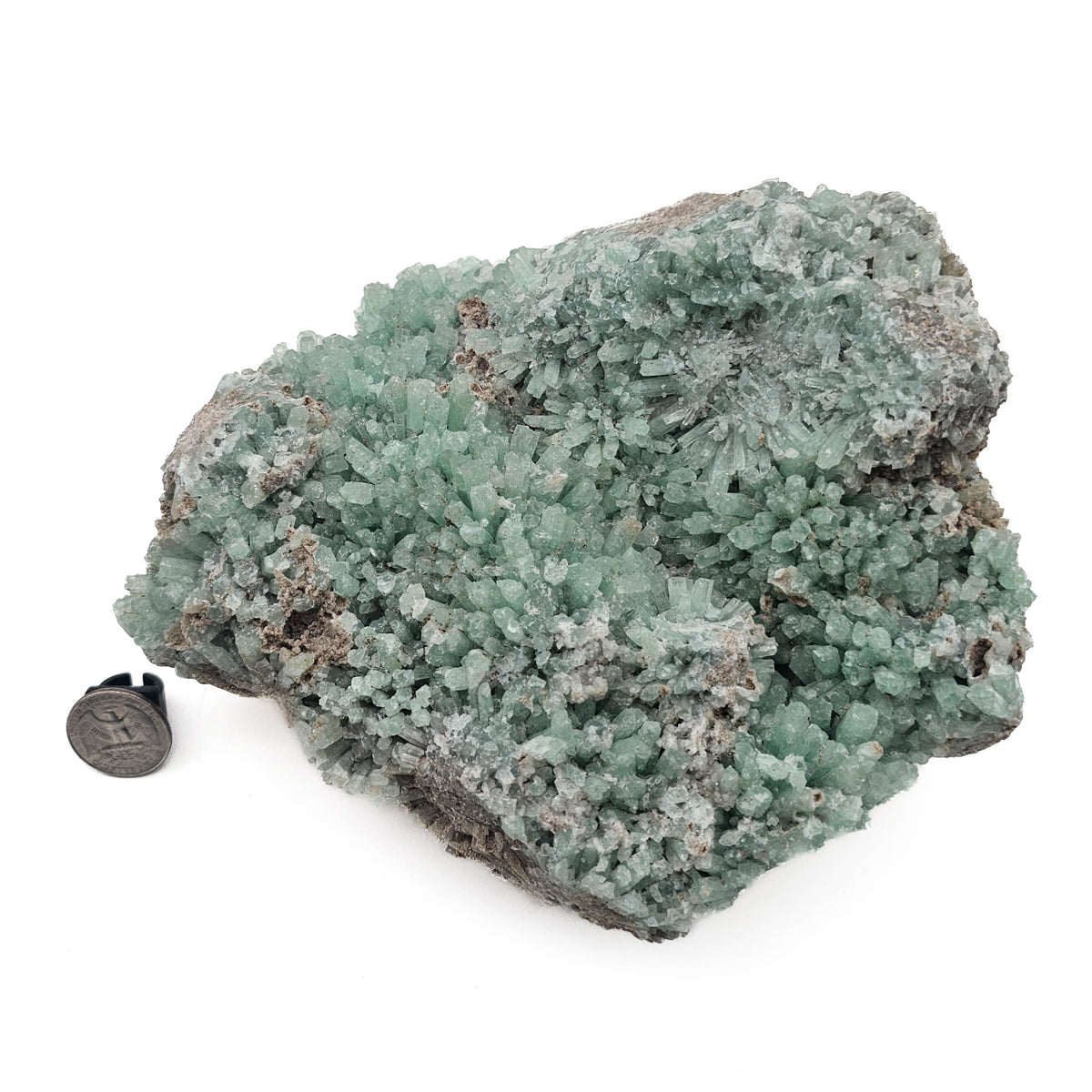Blue Aragonite specimen from Khuzdar region, Balochistan Province, Pakistan.