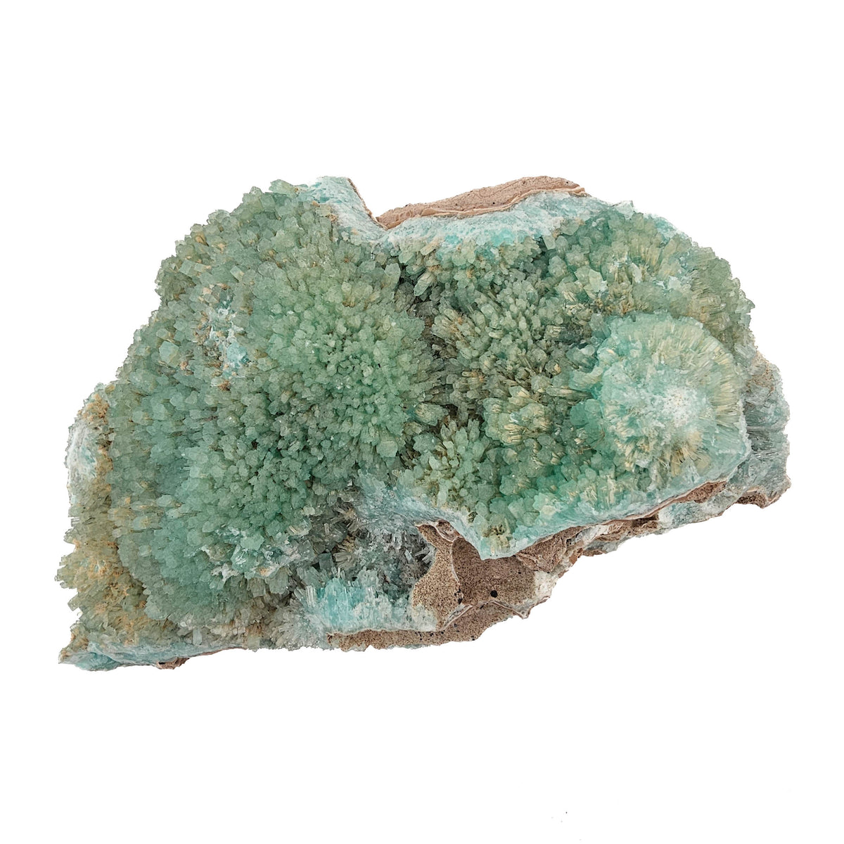 Blue Aragonite specimen from Khuzdar region, Balochistan Province, Pakistan.
