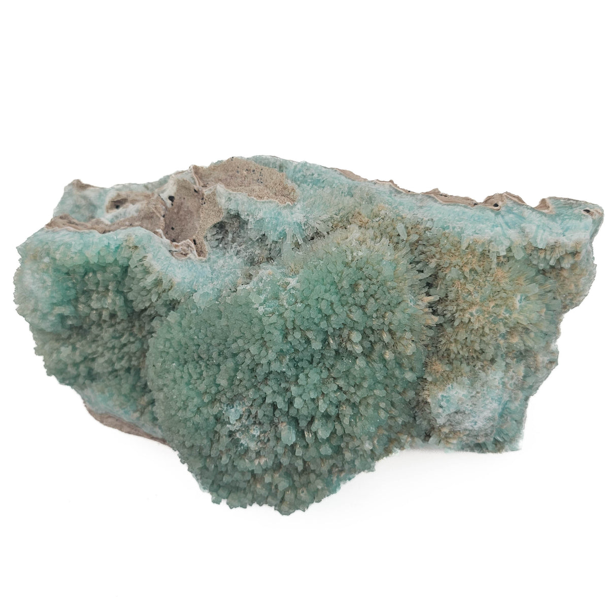 Blue Aragonite specimen from Khuzdar region, Balochistan Province, Pakistan.