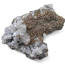 Blue Barite  & Pyrite - Specimen