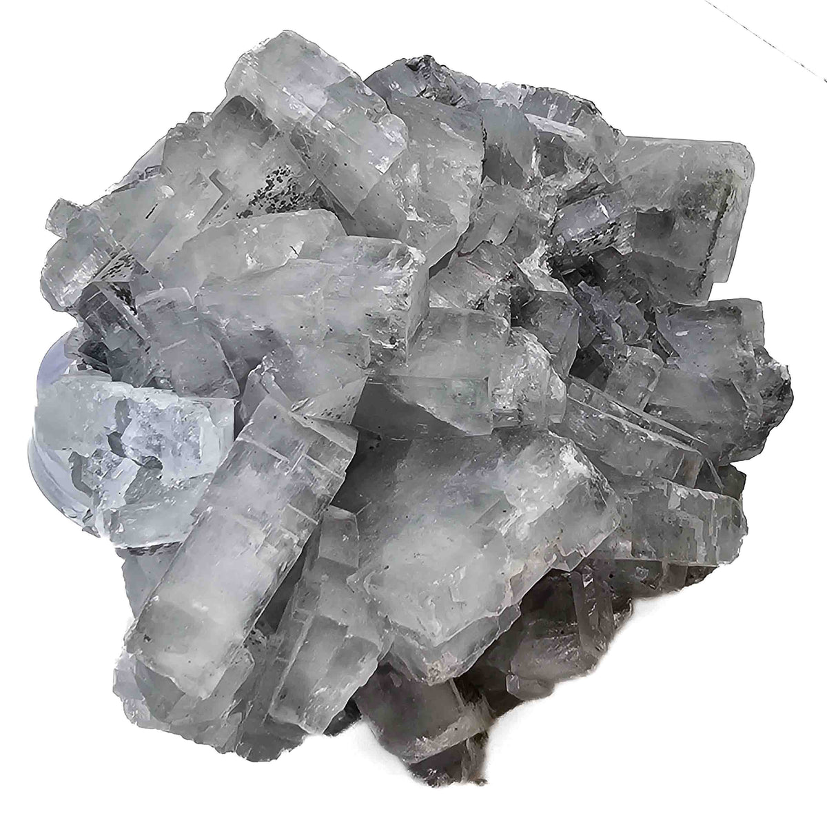 Blue Barite specimen, barium sulfate, from Cavnic Mine, Maramureș County, Romania.