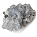 Blue Barite on Pyrite - Specimen