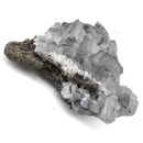 Blue Barite on Pyrite - Specimen