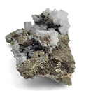 Blue Barite on Pyrite - Specimen